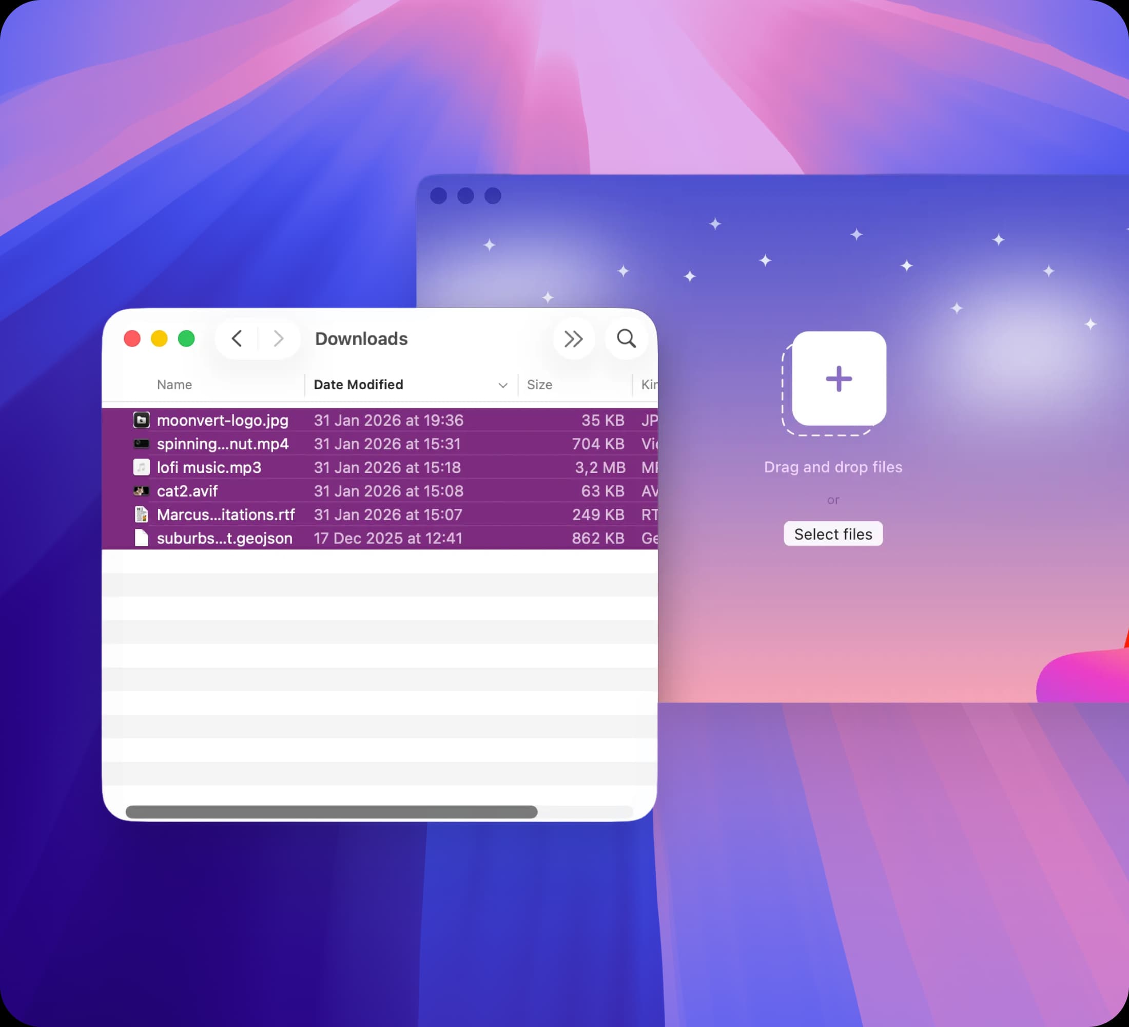 Convert many files at once